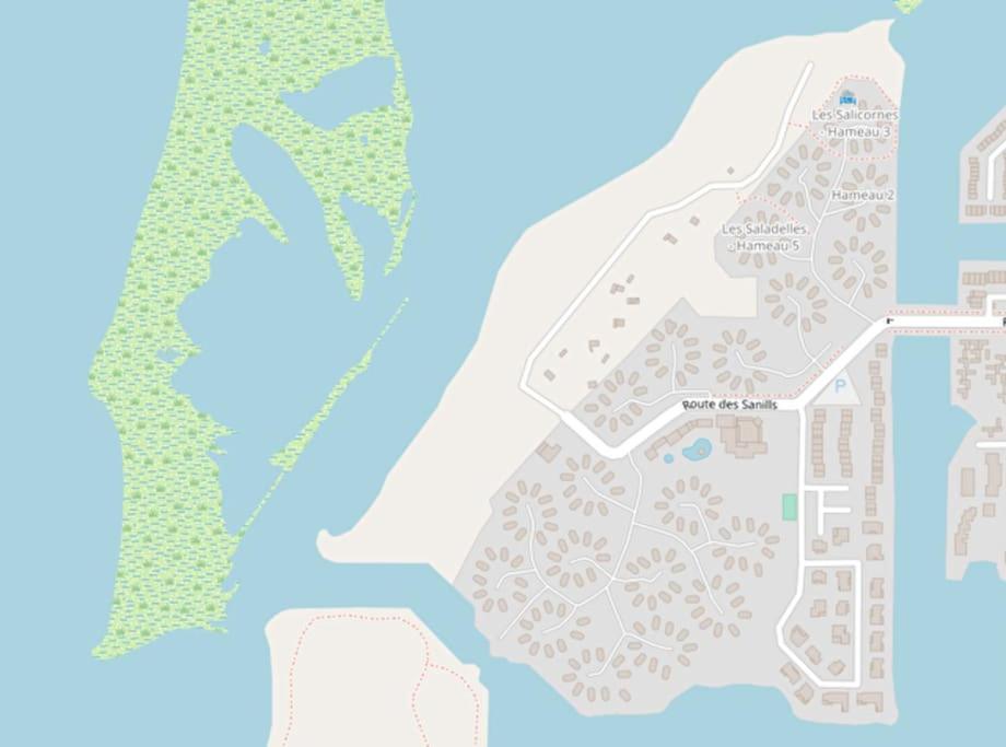 LA CASETA, Gîte 4 étoiles entre mer et lac marin平面图