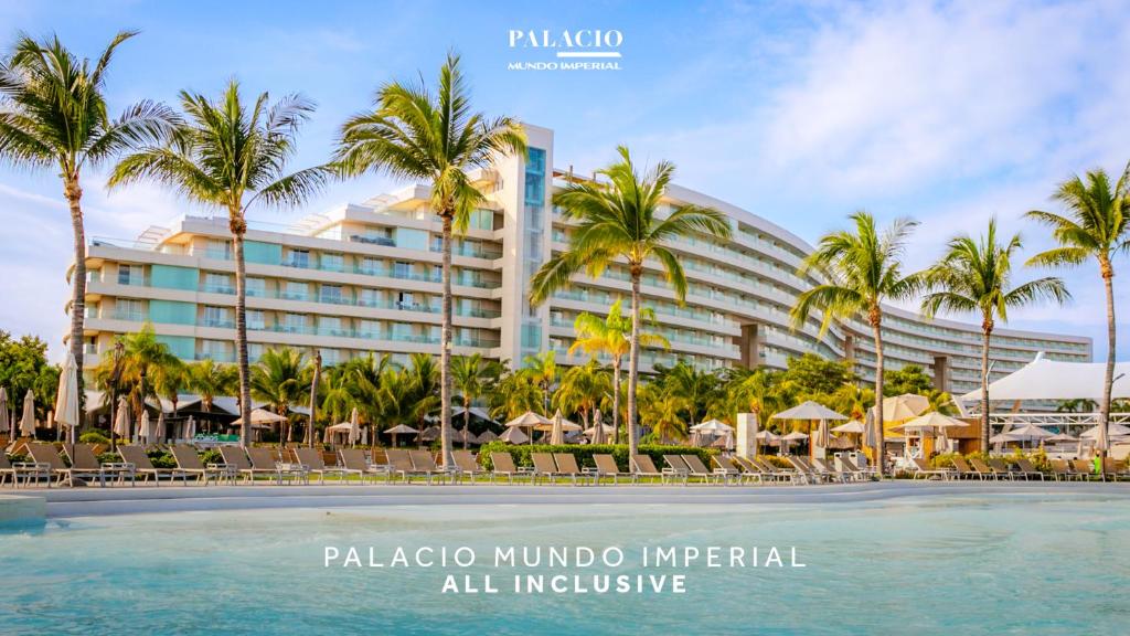 阿卡普尔科Palacio Mundo Imperial Riviera Diamante Acapulco All Inclusive的帕拉帕门多帝国酒店 ⁇ 染