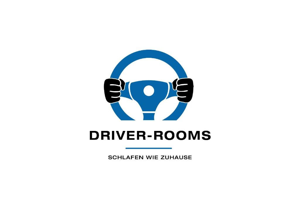 纽伦堡DRIVER ROOMS的带有耳机的潜水室的标志