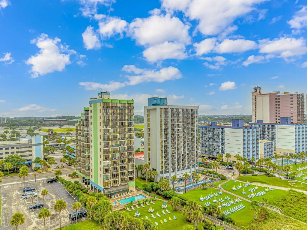 默特尔比奇景观或在木屋看到的城市景观