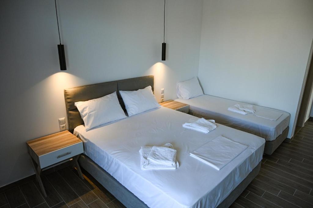 Costa Varda Apartments客房内的一张或多张床位