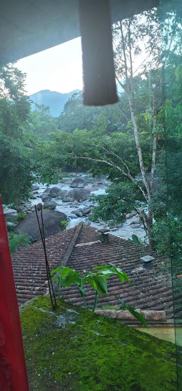 山林小屋周边自然景观
