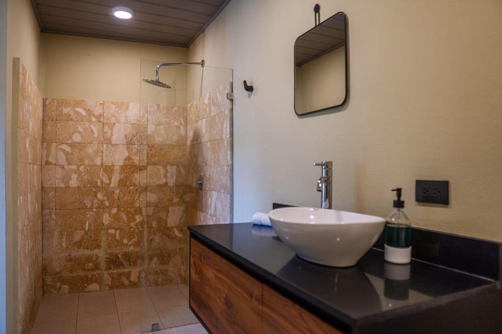 Hotel y Cabinas del Trópico的一间浴室