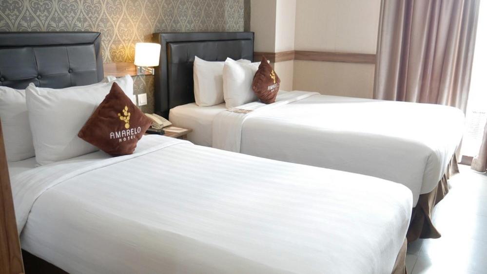 阿玛里罗索罗酒店客房内的一张或多张床位