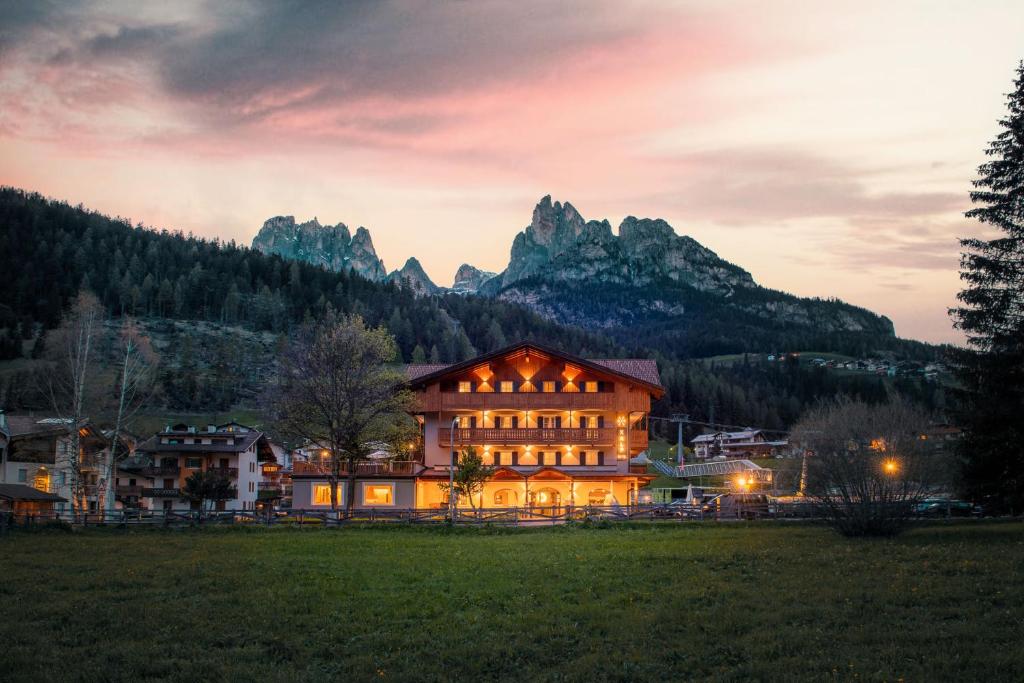 博萨迪法萨X Alp Hotel的山地建筑