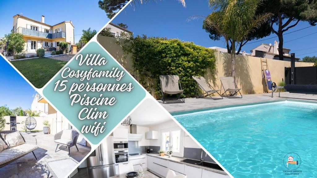 VILLA COSYFAMILY PISCINE WIFI 15MIN PLAGE idéal FAMILLE - TopProsConciergerie平面图