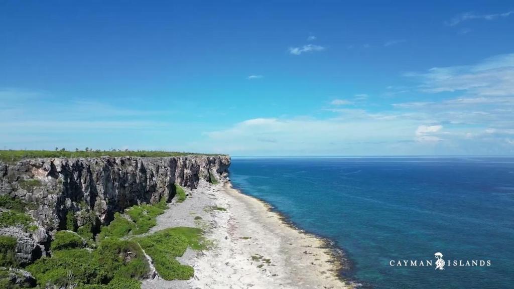 Tulixx Cayman Beach Villa的享有悬崖的海景