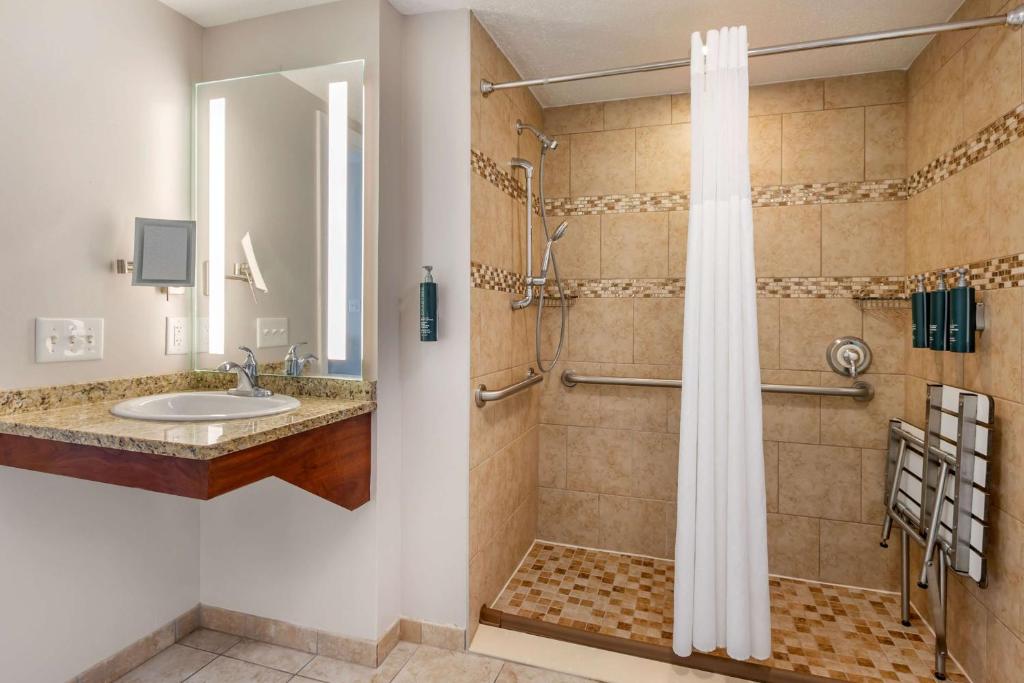 Hilton Grand Vacations Club Anderson Ocean Myrtle Beach的一间浴室