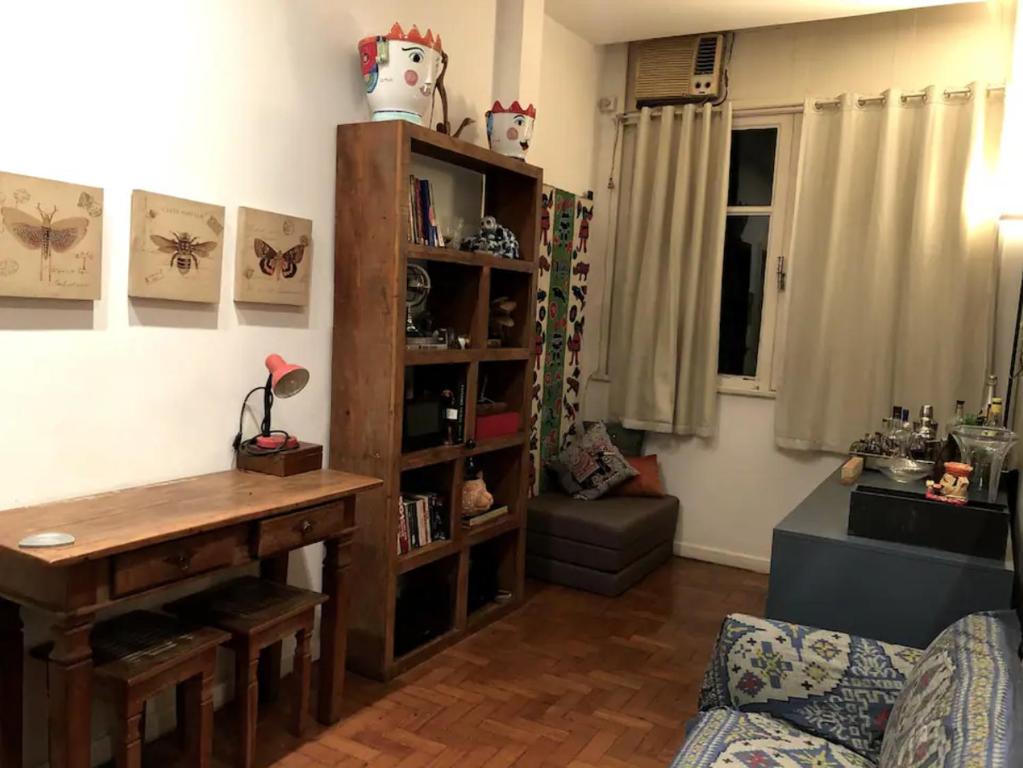 Apartamento aconchegante no Jardim Botânico平面图