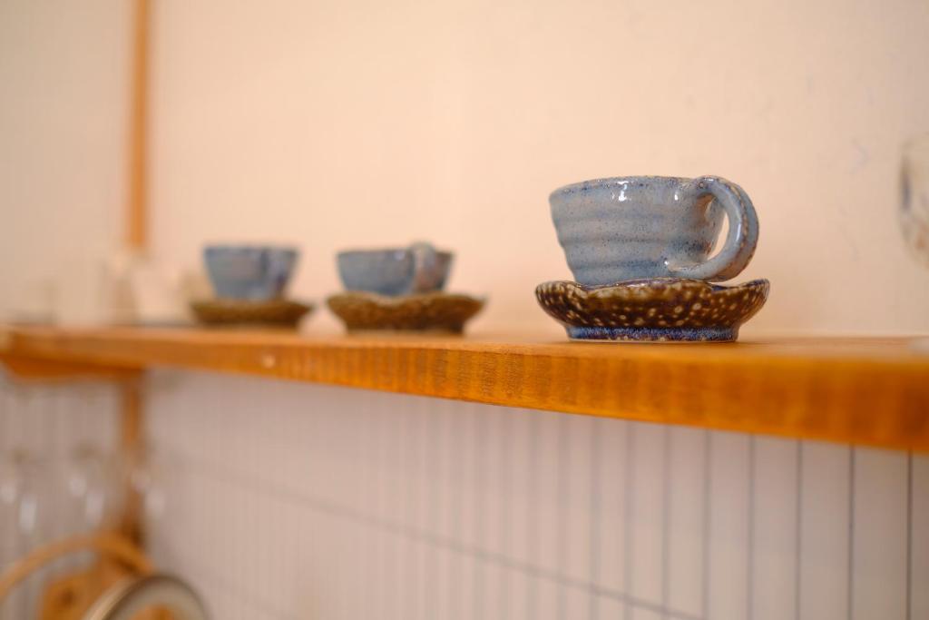 Hanok stay Mokhyang的咖啡和沏茶工具