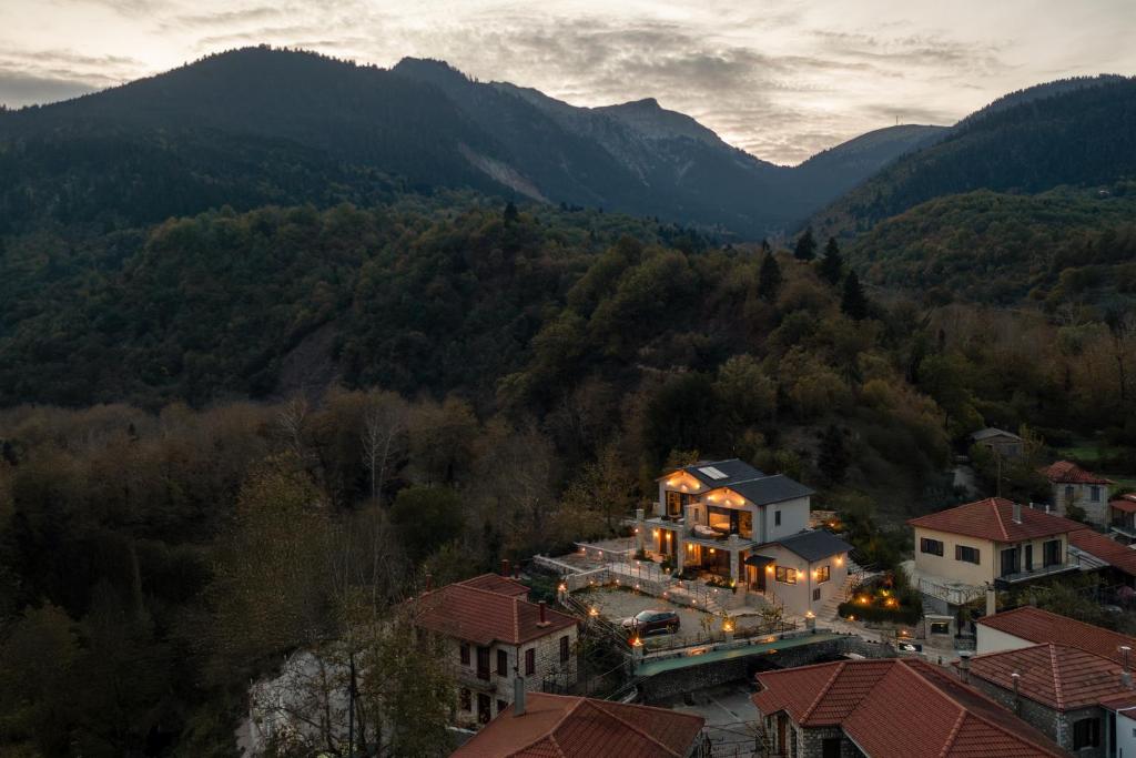山景或在住宿加早餐旅馆看到的山景