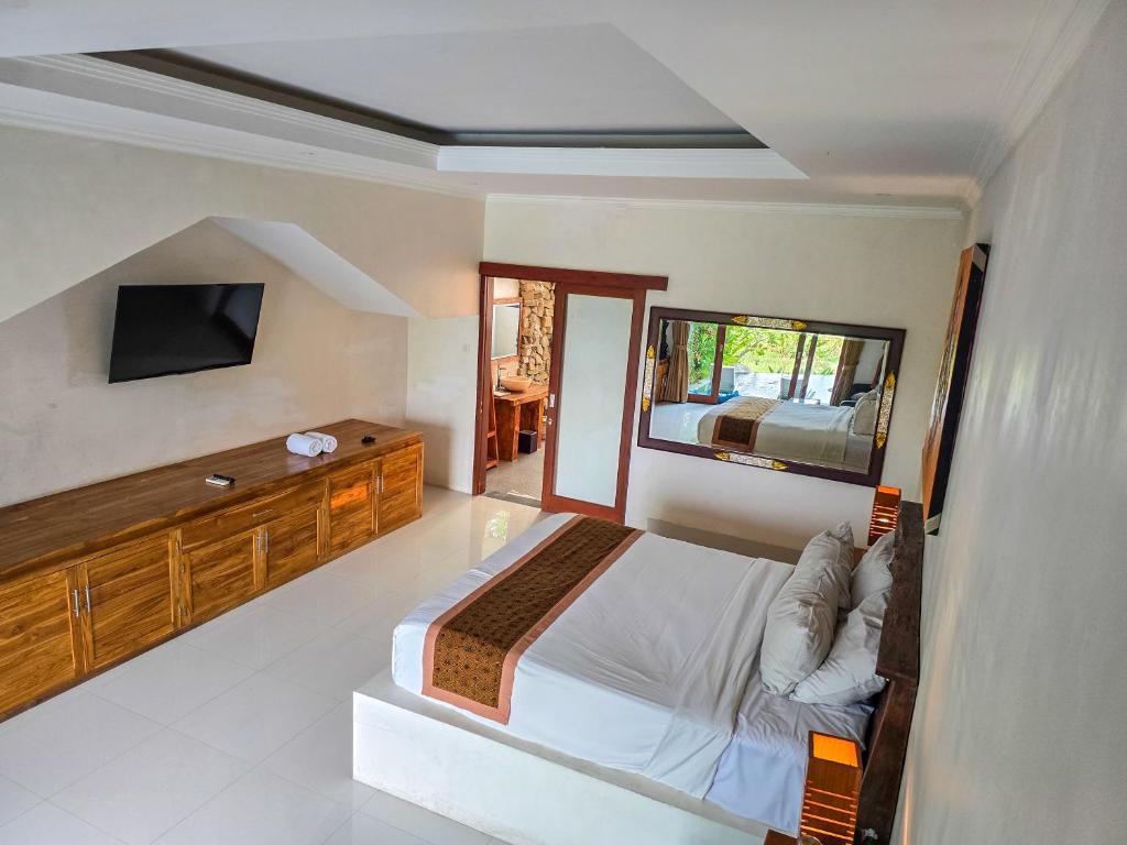 Uma Jala Villa Ubud客房内的一张或多张床位