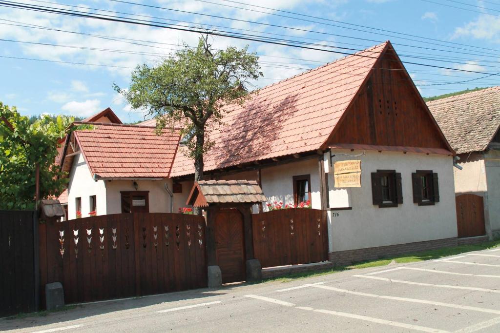 普拉伊德Zsuzsanna Paraszthaz的旁边是一座带木栅栏的小房子