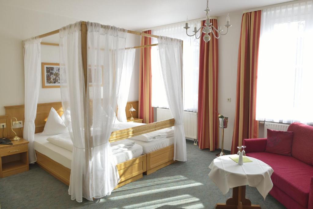 阿尔特费里格兰德高尔夫酒店客房内的一张或多张床位