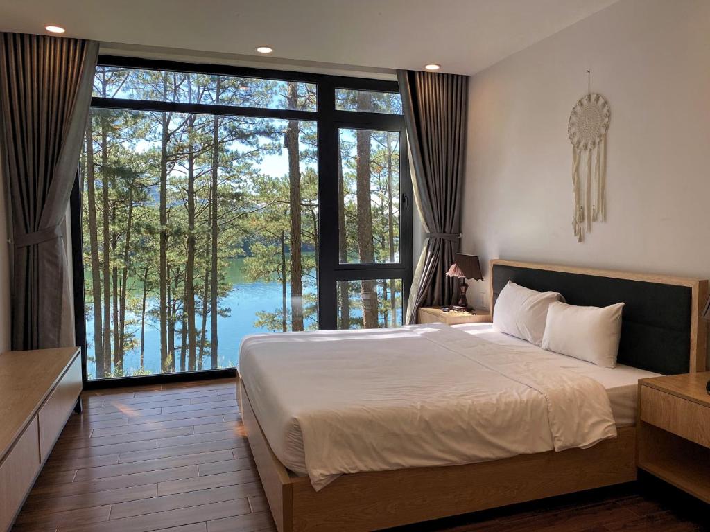 Lan Anh Villas Resort客房内的一张或多张床位