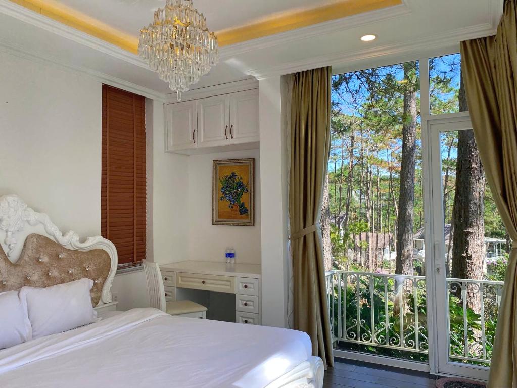 Lan Anh Villas Resort客房内的一张或多张床位