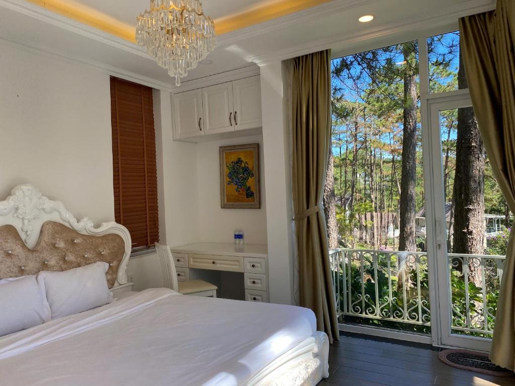 Lan Anh Villas Resort客房内的一张或多张床位