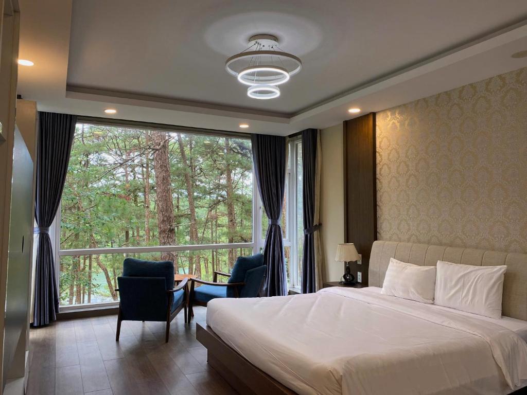 Lan Anh Villas Resort客房内的一张或多张床位