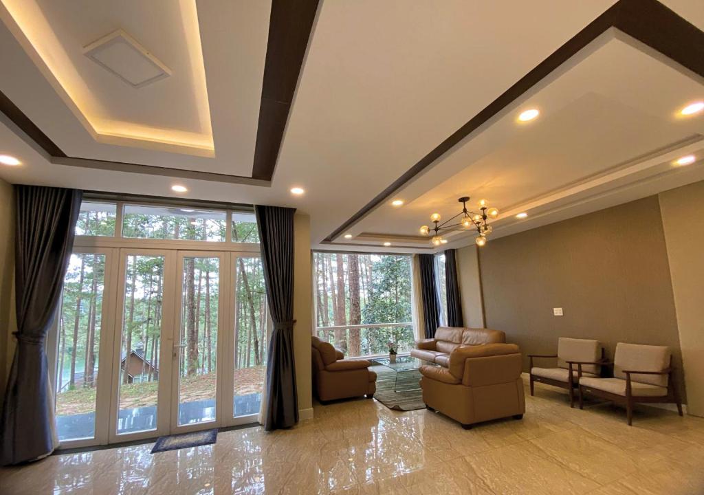 Lan Anh Villas Resort的休息区