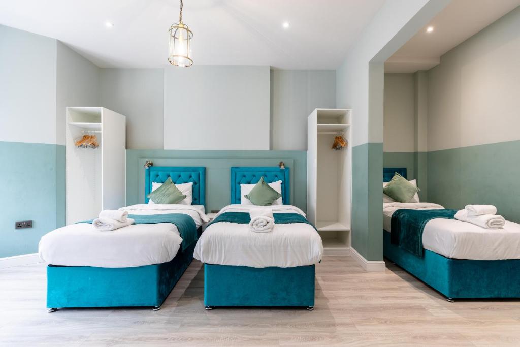 The Chapter Hotels - Finsbury Park客房内的一张或多张床位