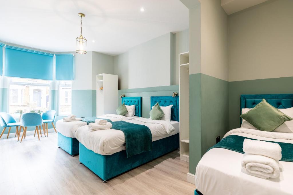 The Chapter Hotels - Finsbury Park客房内的一张或多张床位