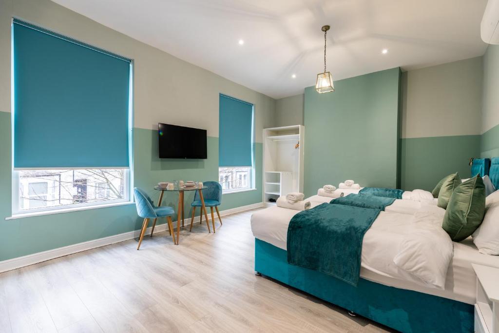 The Chapter Hotels - Finsbury Park客房内的一张或多张床位