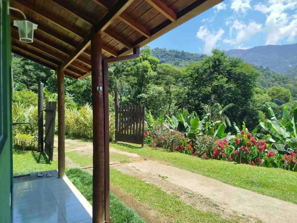 山景或在山林小屋看到的山景
