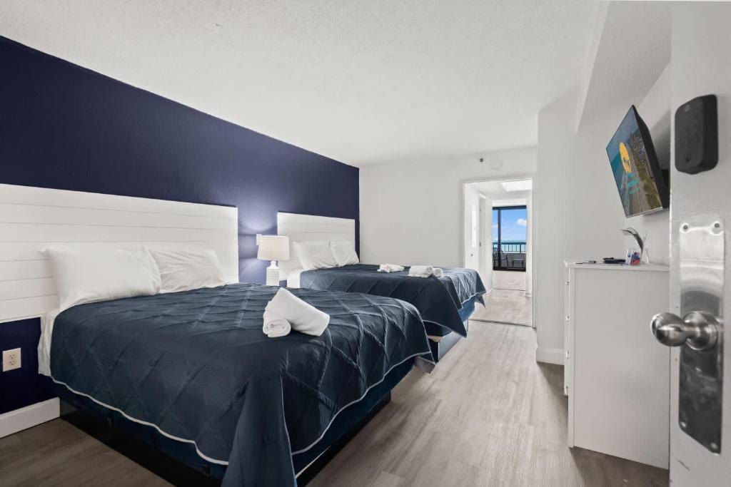 Compass Cove 759 - Oceanfront客房内的一张或多张床位