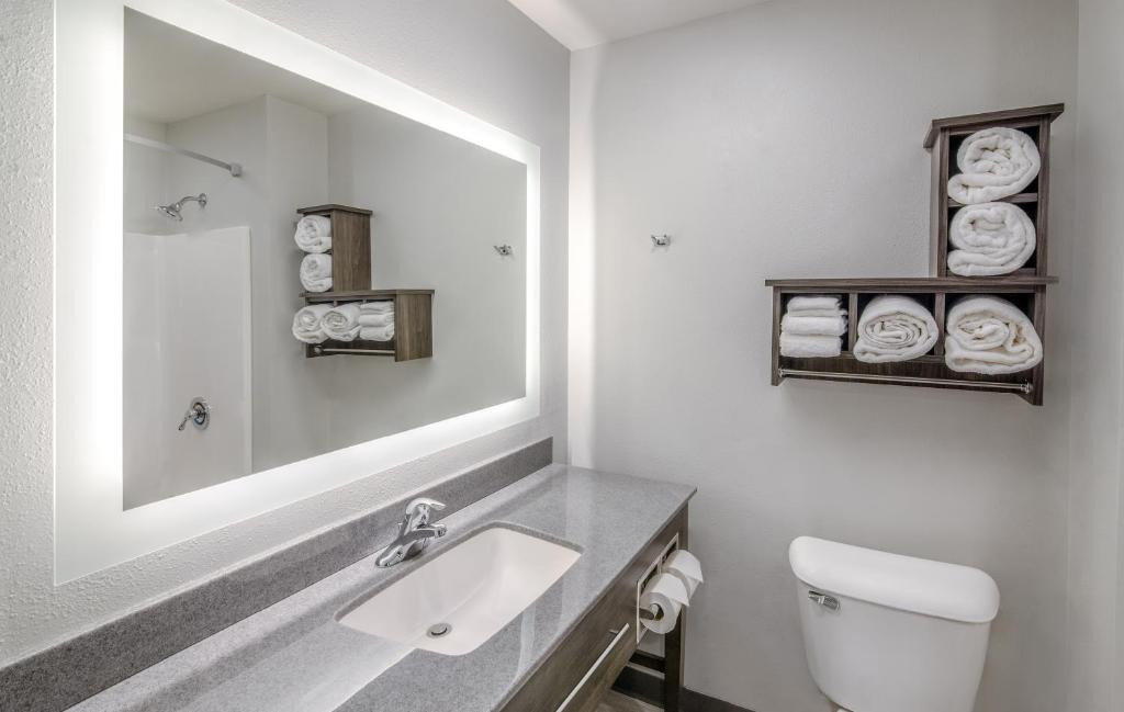My Place Hotel-Carson City, NV的一间浴室