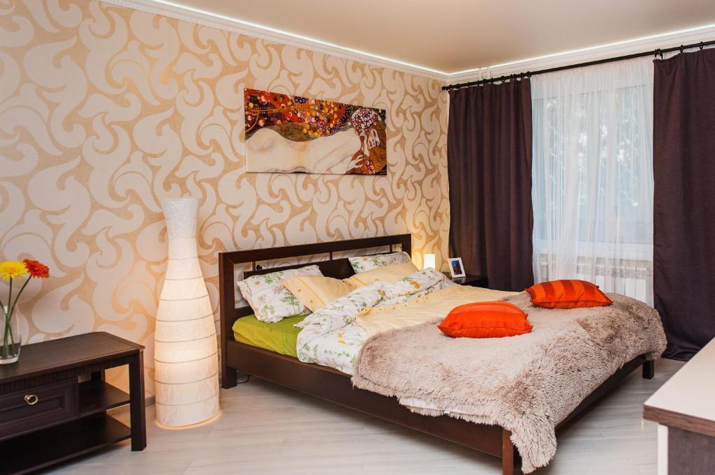 Apartment on Chekhova客房内的一张或多张床位