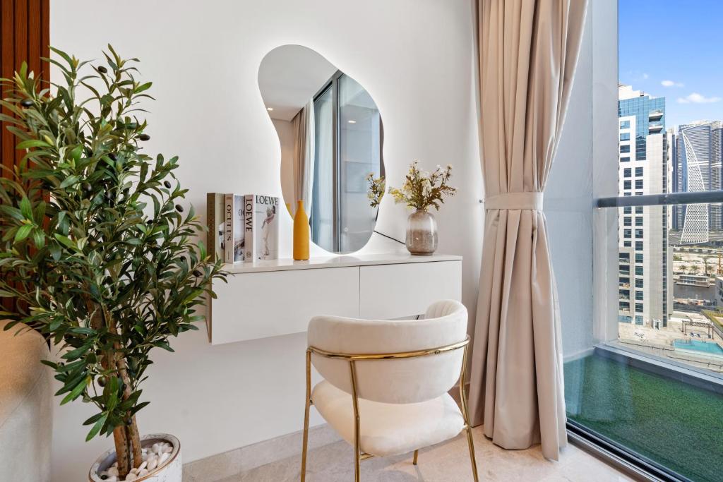 Chalet Homes - LUX New Studio With 2 Double Beds in Downtown Dubai平面图