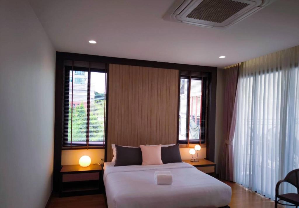 Studio Sukumvit 29客房内的一张或多张床位