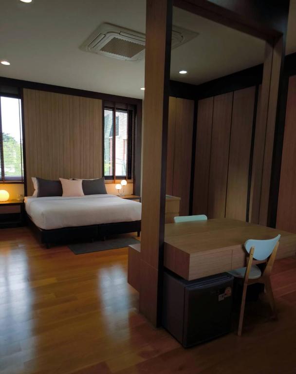 Studio Sukumvit 29客房内的一张或多张床位