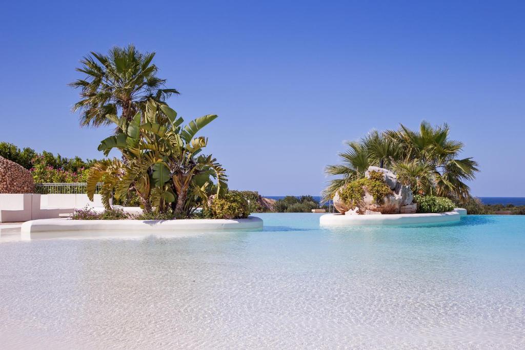 卡洛维诺马塞里亚酒店的两个棕榈树的岛屿