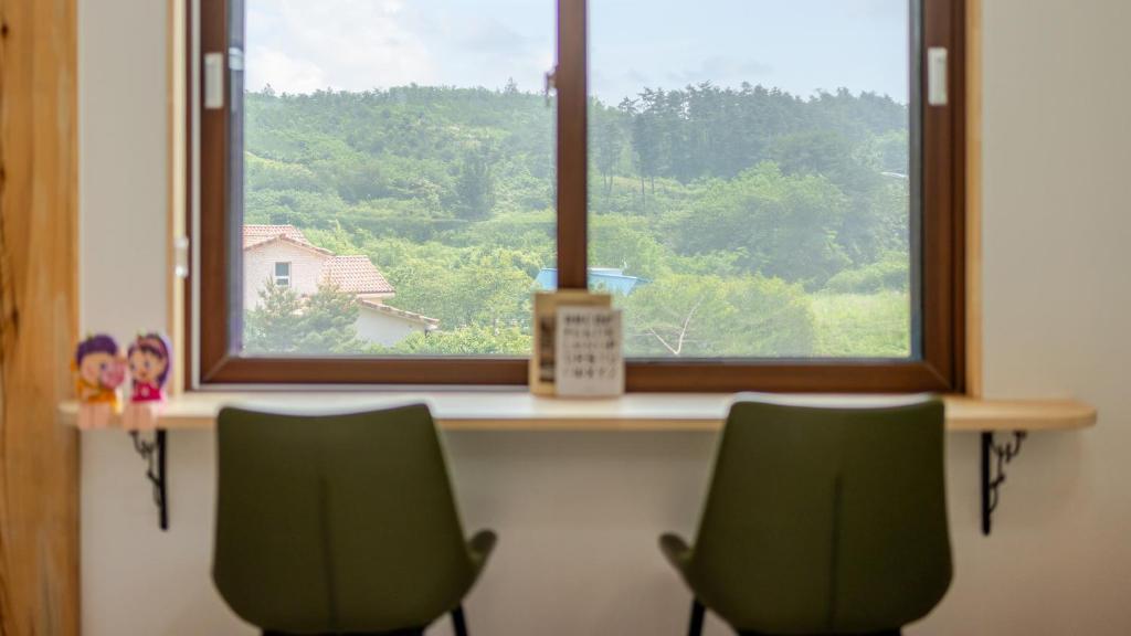 山景或在度假屋看到的山景