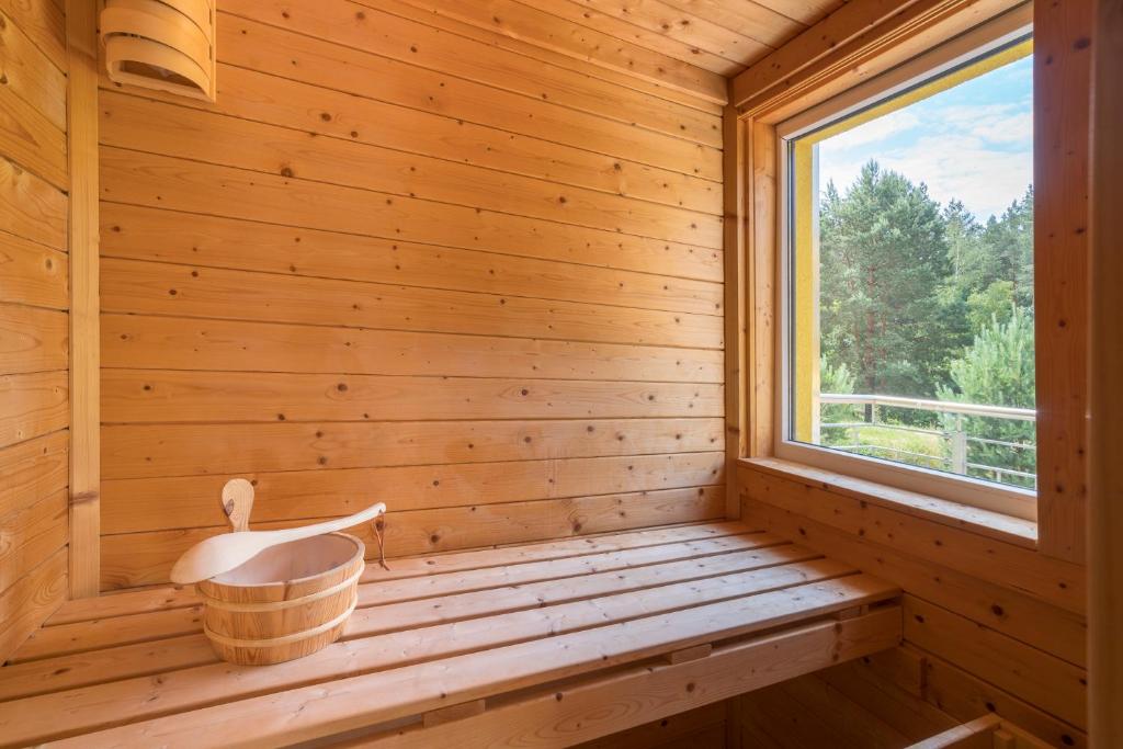 Ferienpark Rübezahl am Müggelsee, Haus 21 Efeu mit eigener Sauna, idealer Ort für Natur- und Erholungssuchende, für Radfahrer, Familien mit Kindern und Hundeliebhaber平面图