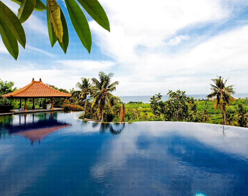 巴厘岛尼吧纳度假酒店内部或周边的泳池