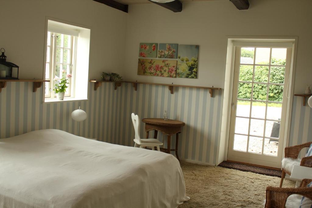Frederiksensminde Bed & Breakfast客房内的一张或多张床位