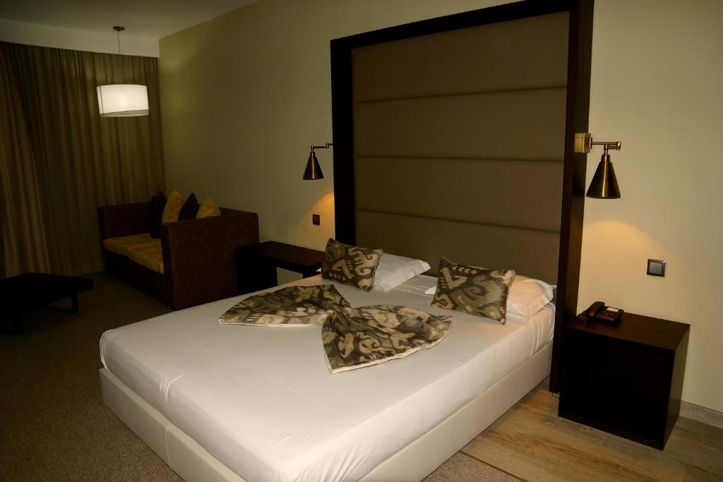 Hotel Praia Confort客房内的一张或多张床位
