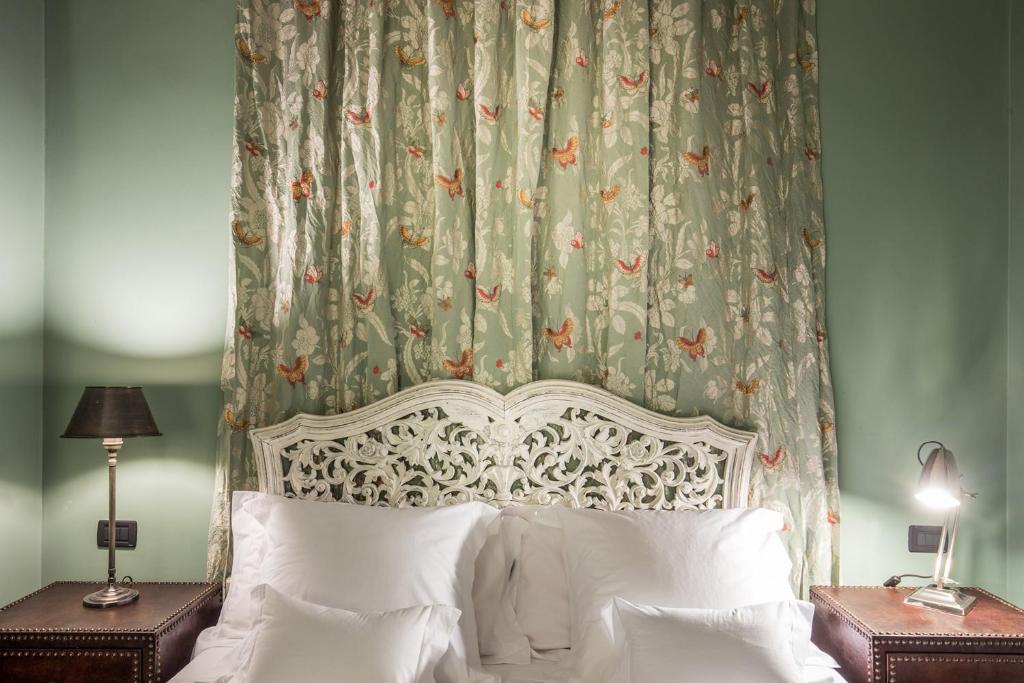 林涅欧别墅酒店客房内的一张或多张床位