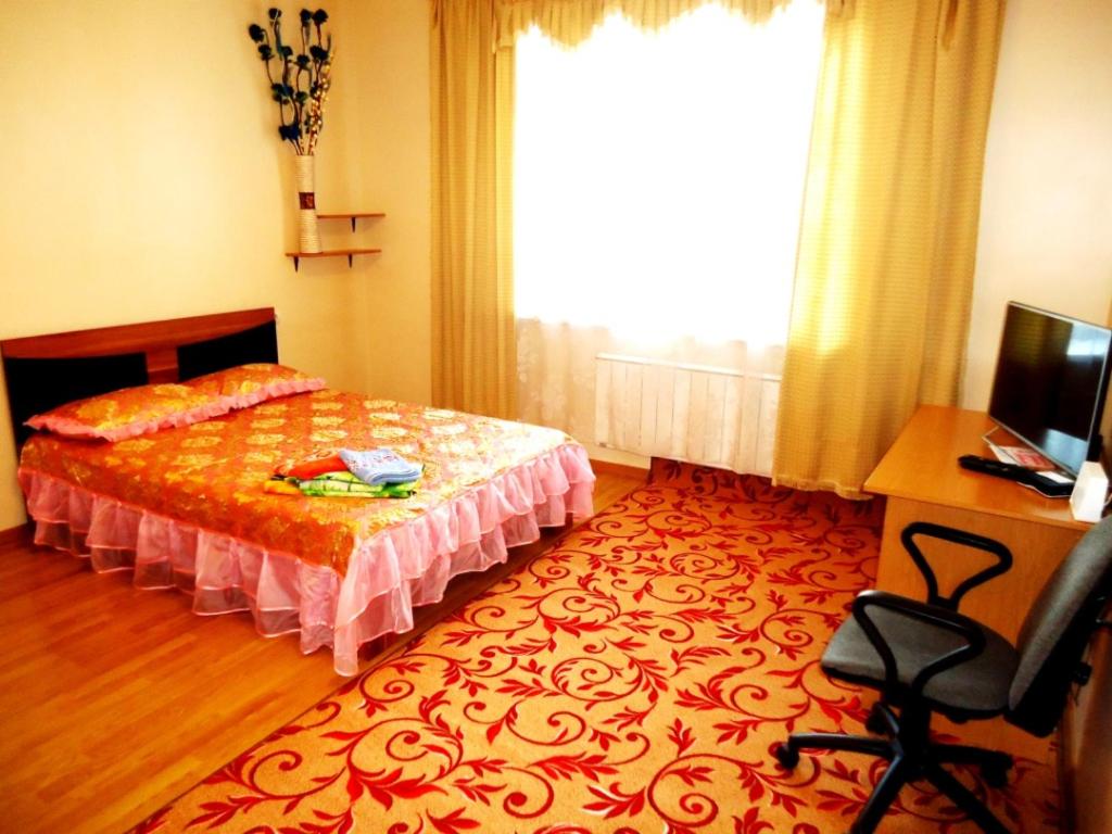 Apartment TwoPillows Krasnoarmeyskaya 14 10fl客房内的一张或多张床位