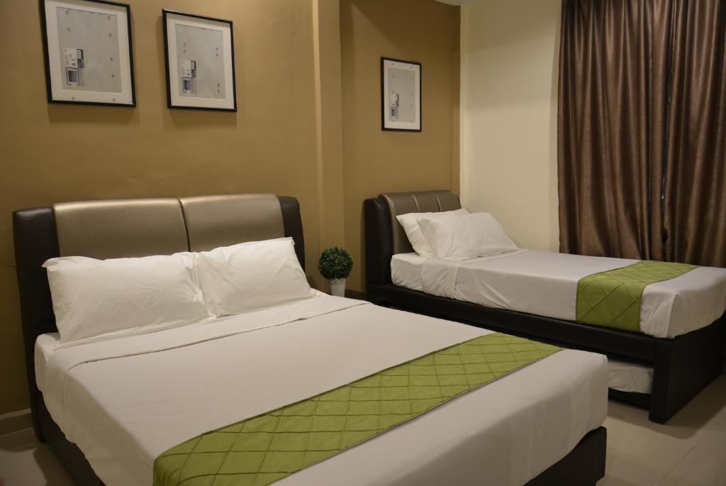 拜提旅馆客房内的一张或多张床位
