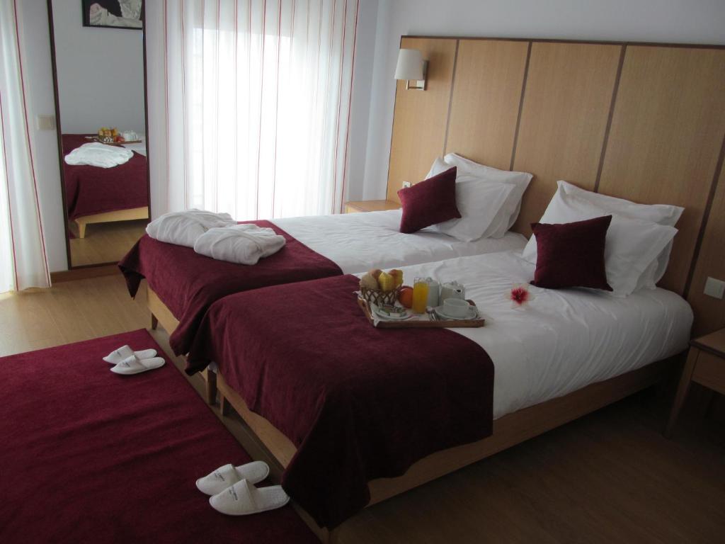 Hotel Solar da Capela客房内的一张或多张床位