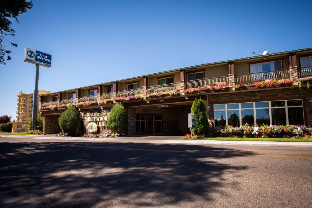 爱达荷福尔斯最佳西方流木酒店的路边花卉酒店