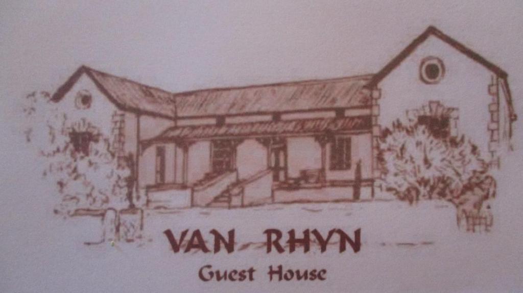 VanrhynsdorpVan Rhyn Guest House的和旅馆一起画房子