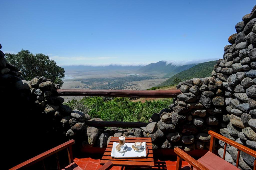 山景或在山林小屋看到的山景