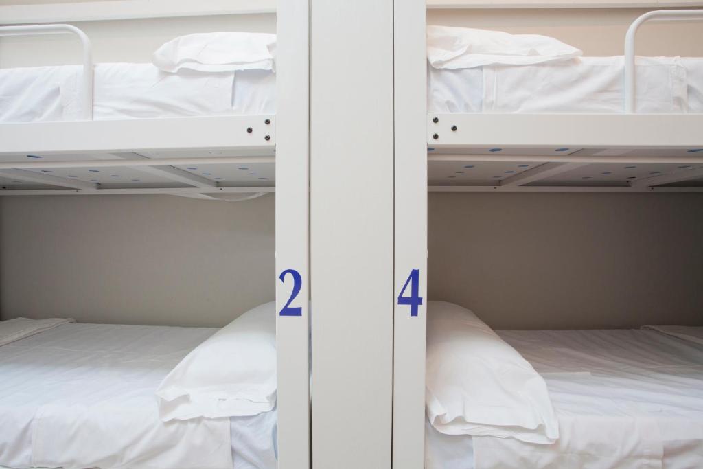 Malaga Stop Hostel AB客房内的一张或多张床位
