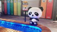 园仔汤旅店内部或周边的泳池