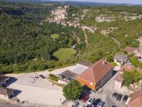 Logis Hôtels - Le Belvédère - Hôtel 2 étoiles et Restaurant鸟瞰图
