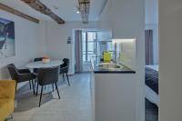 smartroom The Residence la Cittadella Baden客房内的一张或多张床位